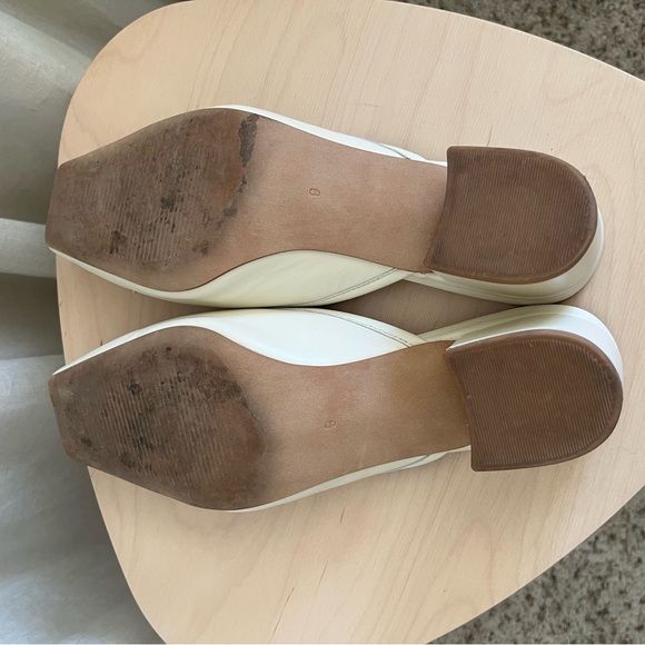 Matisse Basilio ivory leather ballet style mules - Picture 5 of 6